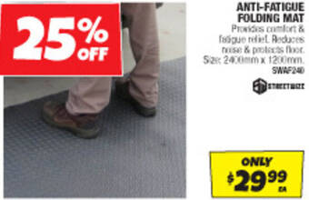 Autobarn ANTI-FATIGUE FOLDING MAT offer
