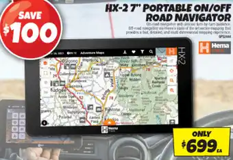 Autobarn HX-2 7 PORTABLE ON/OFF ROAD NAVIGATOR offer
