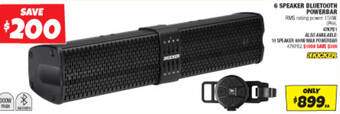 Autobarn 6 SPEAKER BLUETOOTH POWERBAR offer