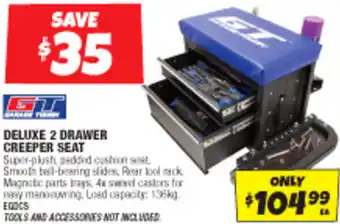 Autobarn DELUXE 2 DRAWER CREEPER SEAT offer