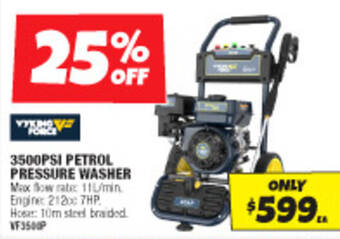 Autobarn 3500PSI PETROL PRESSURE WASHER offer