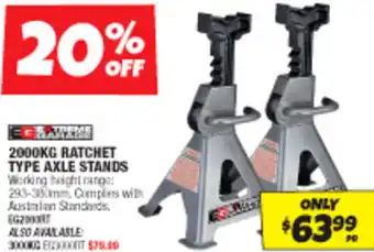 Autobarn 2000KG RATCHET TYPE AXLE STANDS offer
