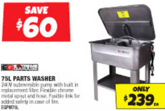 Autobarn 75L PARTS WASHER offer