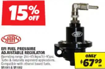 Autobarn EFI FUEL PRESSURE ADJUSTABLE REGULATOR offer