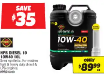 Autobarn HPR DIESEL 10 10W40 10L offer