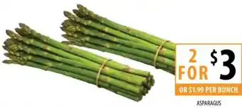 Supabarn ASPARAGUS offer