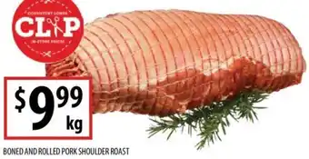 Supabarn BONED AND ROLLED PORK SHOULDER ROAST offer