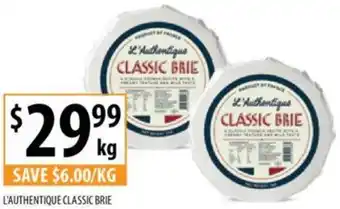 Supabarn L'AUTHENTIQUE CLASSIC BRIE offer