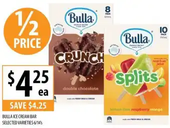 Supabarn BULLA ICE CREAM BAR offer