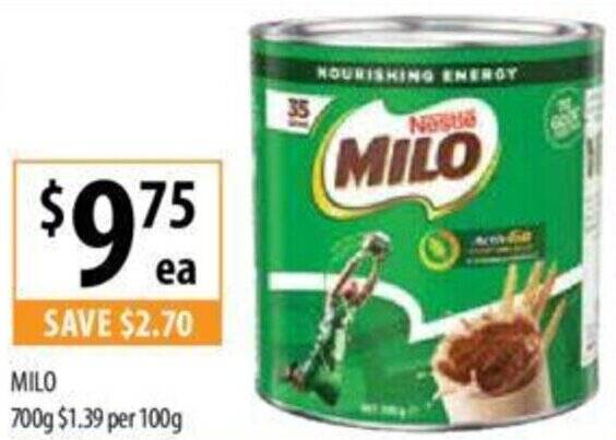 Supabarn MILO 700g offer