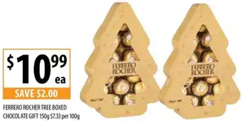 Supabarn FERRERO ROCHER TREE BOXED CHOCOLATE GIFT 150g offer