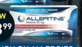 Chemist King ALLERTINE blatine 20 mg offer