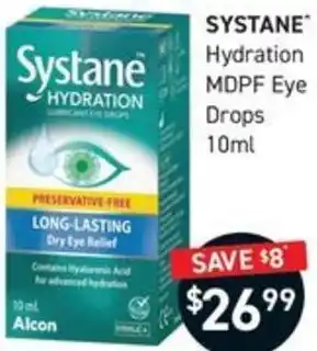 SYSTANE Hydration MDPF Eye Drops 10ml
