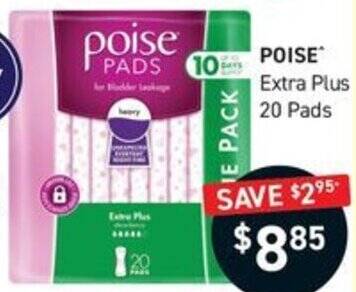 Chemist King POISE Extra Plus 20 Pads offer