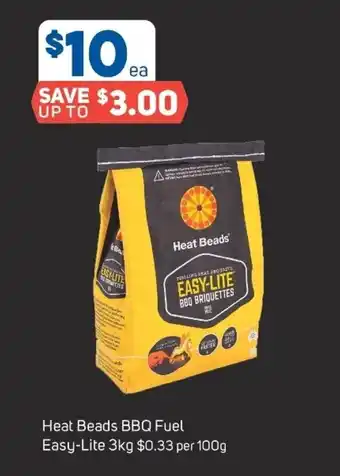 Foodland Heat beads BBQ fuel easy-lite 3kg offer