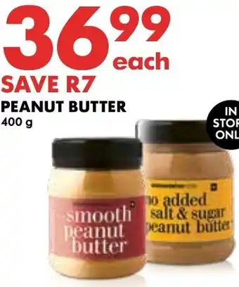 Woolworths PEANUT BUTTER offer