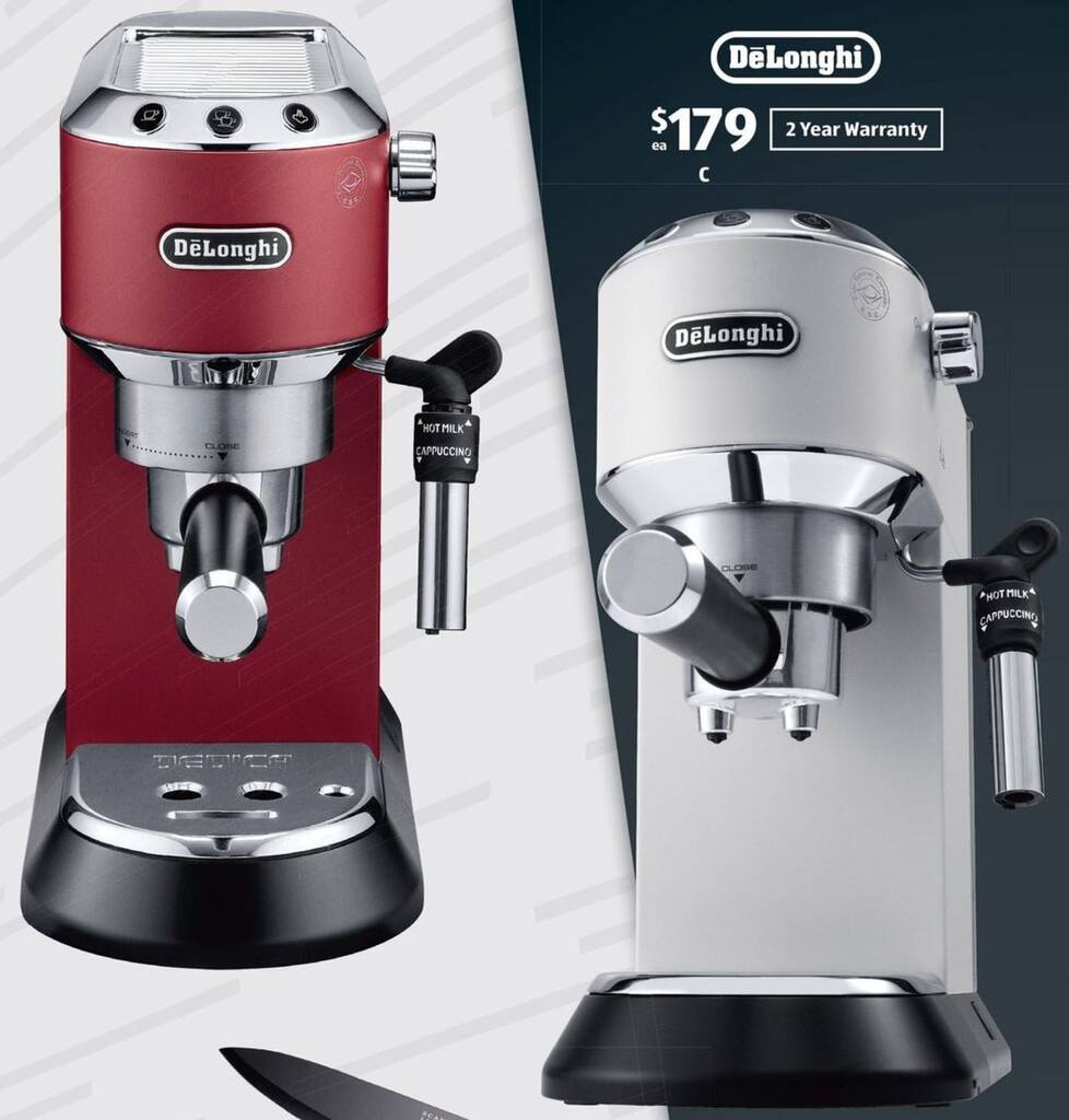 De'Longhi Dedica Espresso Coffee Machine offer at ALDI