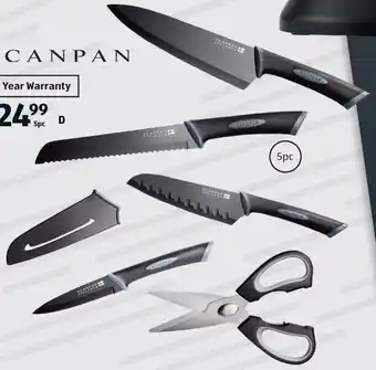 ALDI Scanpan Spectrum 5pc Knife Set offer