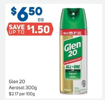 Foodland Glen 20 aerosol 300g offer