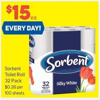 Foodland Sorbent toilet roll offer