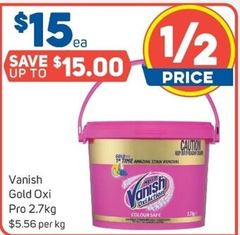 Foodland Vanish gold oxi pro 2.7kg offer