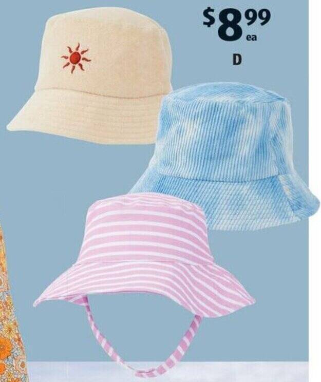 Children's Bucket Hat offer at ALDI