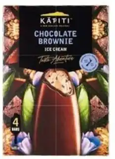 ALDI Kapiti Chocolate Brownie Ice Cream 4pk/420ml offer