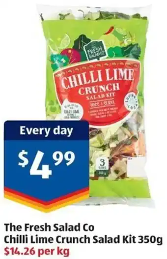 The Fresh Salad Co Chilli Lime Crunch Salad Kit 350g