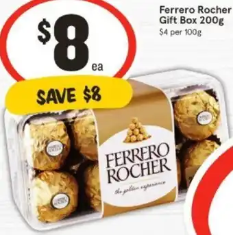 IGA Ferrero Rocher Gift Box 200g offer