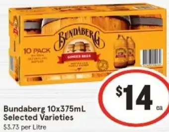 IGA Bundaberg 10x375mL offer