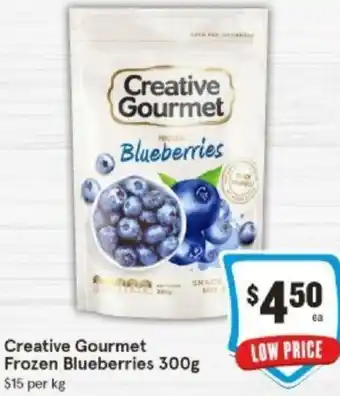 IGA Creative Gourmet Frozen Blueberries 300g offer