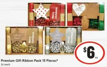 IGA Premium Gift Ribbon Pack 15 Pieces offer