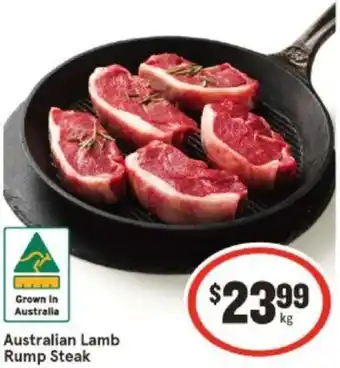 IGA Australian Lamb Rump Steak offer
