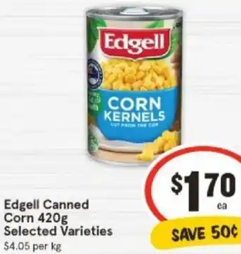 IGA Edgell Canned Corn 420g offer