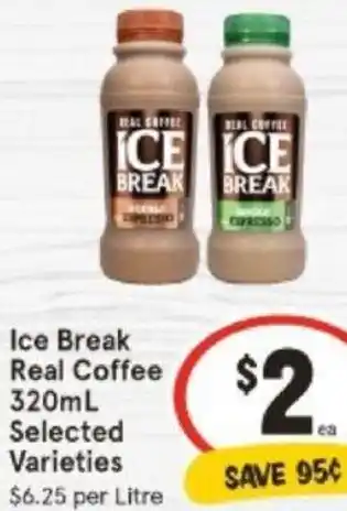 IGA Ice Break Real Coffee 320mL offer