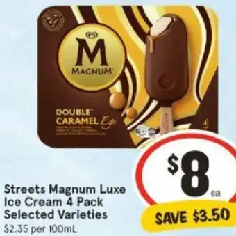 IGA Streets Magnum Luxe Ice Cream offer