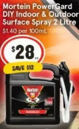 Mortein PowerGard DIY Indoor & Outdoor Surface Spray 2 Litre