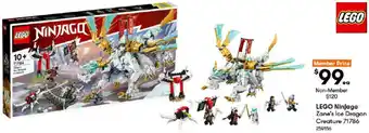 BIG W LEGO Ninjago Zane's Ice Dragon Creature offer