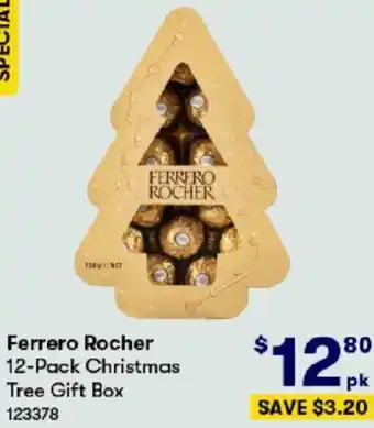 BIG W Ferrero Rocher 12-Pack Christmas Tree Gift Box offer
