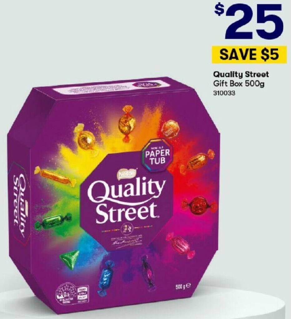 Quality Street Gift Box 500g offer at BIG W