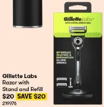 BIG W Gillette Labs Razor with Stand and Refill offer