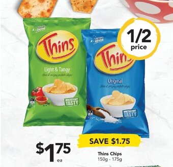 Drakes Thins Chips 150g - 175g offer