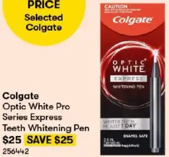 BIG W Colgate Optic White Pro Series Express Teeth Whitening Pen offer