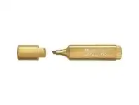 Officeworks Faber-Castell Textliner Metallic Glamorous Gold offer