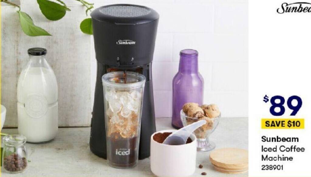 Sunbeam Iced Coffee Machine offer at BIG W