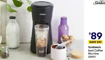 BIG W Sunbeam Iced Coffee Machine offer