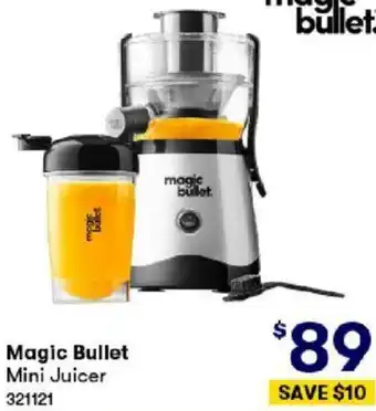 BIG W Magic Bullet Mini Juicer offer