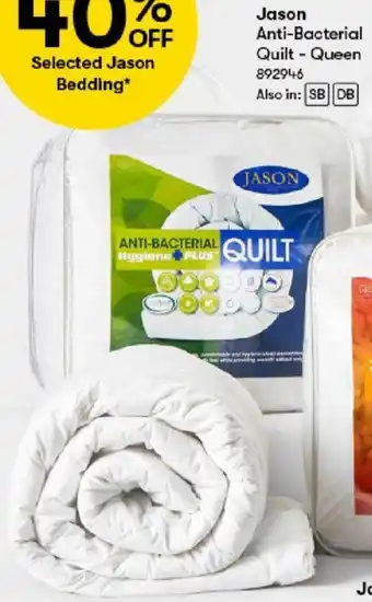 BIG W Jason Anti-Bacterial Quilt - Queen offer