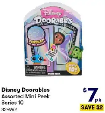 BIG W Disney Doorables Assorted Mini Peek Series 10 offer