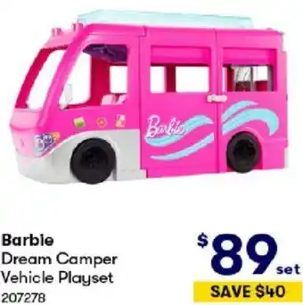BIG W Barbie Dream Camper Vehicle Playset offer